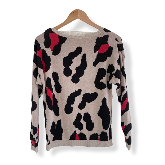 INC • Cheetah Print Sweater - Picture 3 of 6